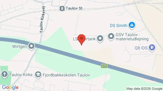 Varastot Vuokrattavana i Fredericia - Kuva Google Street Viewstä