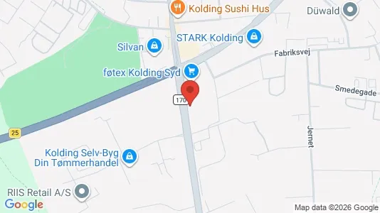 Kontorer til leie i Kolding – Bilde fra Google Street View