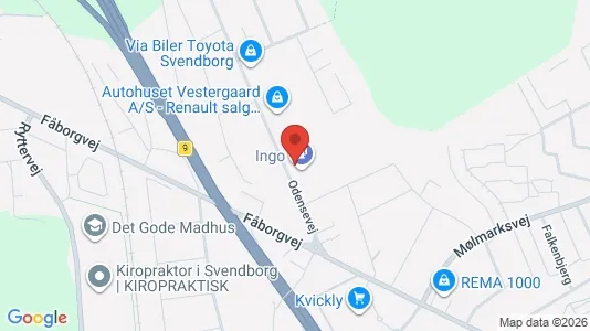 Kantorruimte te huur i Svendborg - Foto uit Google Street View