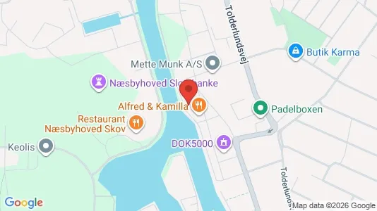 Kantorruimte te huur i Odense C - kort over placeringen