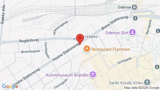 Kontorslokaler för uthyrning i Odense C – Foto från Google Street View