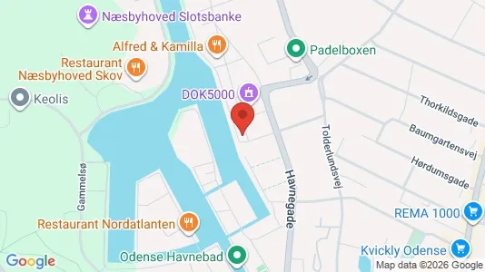 Office spaces for rent i Odense C - Photo from Google Street View