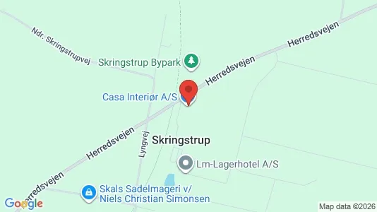 Lagerlokaler för uthyrning i Skals – Foto från Google Street View