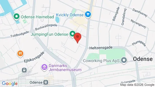 Espacios de oficina En alquiler i Odense C - Foto de Google Street View