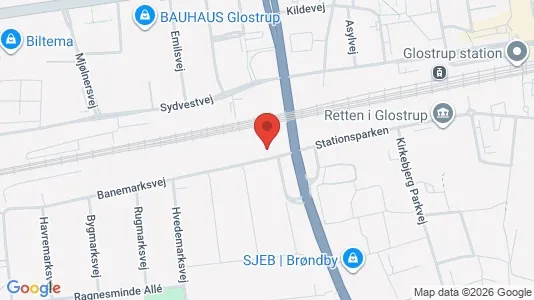 Toimistotilat Vuokrattavana i Glostrup - Kuva Google Street Viewstä