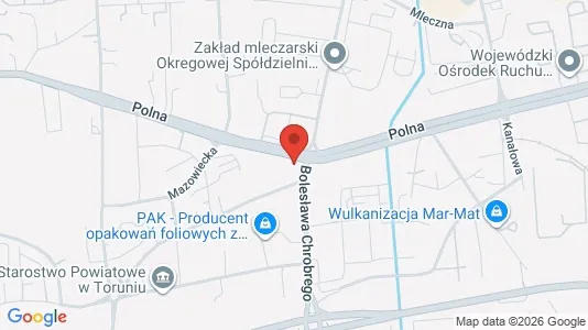 Gewerbeflächen zur Miete i Toruń – Foto von Google Street View
