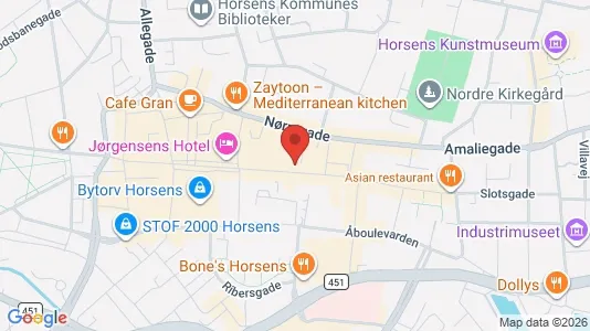 Büros zur Miete i Horsens – Foto von Google Street View