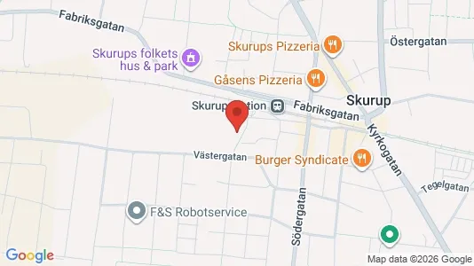 Liikekiinteistöt Myynnissä i Skurup - Kuva Google Street Viewstä