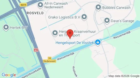 Kontorlokaler til leje i Nederweert - kort over placeringen