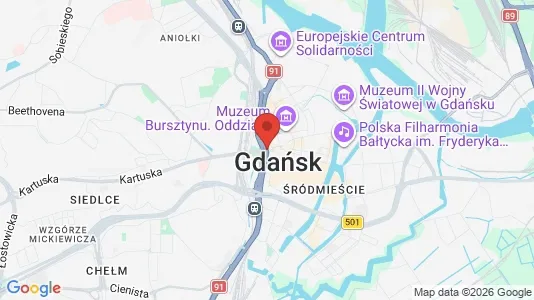 Varastot Vuokrattavana i Gdańsk - Kuva Google Street Viewstä