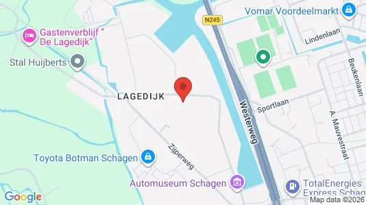 Lokaler til leje i Schagen - Foto fra Google Street View
