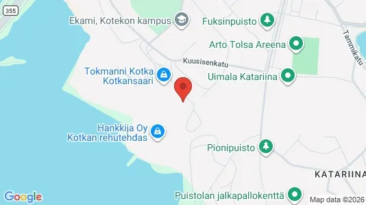 Kontorer til leie i Kotka – Bilde fra Google Street View