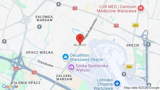 Varastot Vuokrattavana i Varsova Włochy - Kuva Google Street Viewstä