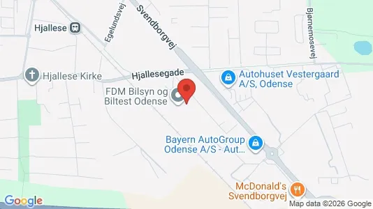 Varastot Vuokrattavana i Odense S - Kuva Google Street Viewstä