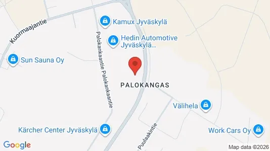 Varastot Vuokrattavana i Jyväskylä - Kuva Google Street Viewstä