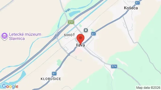 Liikekiinteistöt Vuokrattavana i Ilava - Kuva Google Street Viewstä