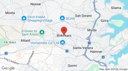 Erhvervsgrunde til leje i Birkirkara - Foto fra Google Street View