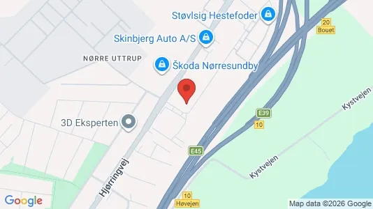 Lager til leie i Nørresundby – Bilde fra Google Street View