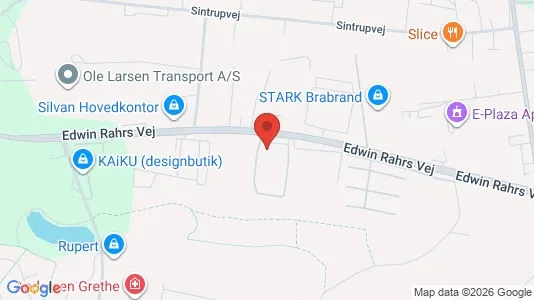 Lager zur Miete i Brabrand – Foto von Google Street View