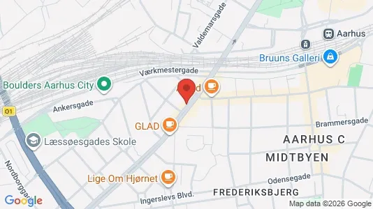 Kantorruimte te huur i Aarhus C - Foto uit Google Street View