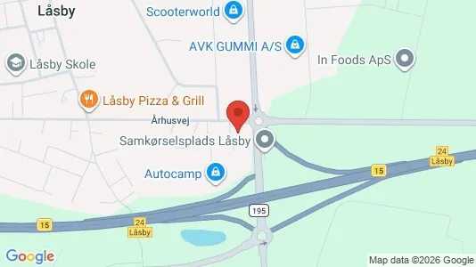 Büros zur Miete i Låsby – Foto von Google Street View
