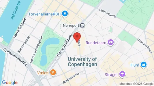 Kliniklokaler til leje i København K - kort over placeringen