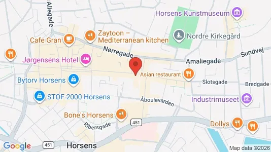 Kliniklokaler til leje i Horsens - Foto fra Google Street View