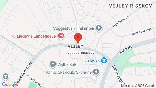 Clinics Vuokrattavana i Risskov - Kuva Google Street Viewstä