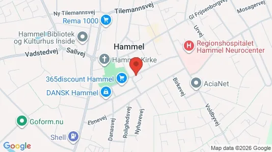 Toimistotilat Vuokrattavana i Hammel - Kuva Google Street Viewstä