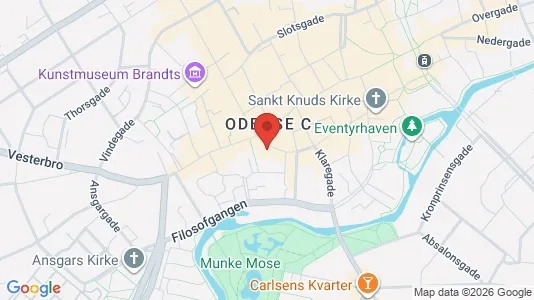 Praxen zur Miete i Odense C – Foto von Google Street View