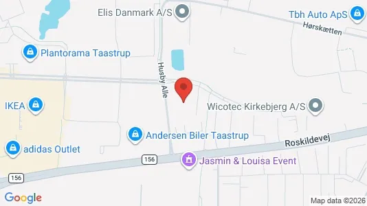 Kontorhoteller til leje i Taastrup - Foto fra Google Street View