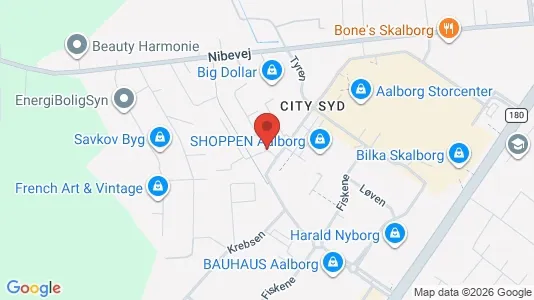 Varastot Vuokrattavana i Aalborg SV - Kuva Google Street Viewstä