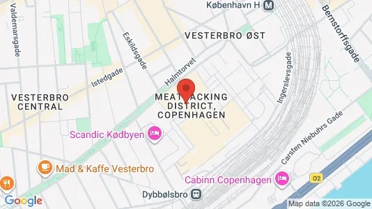 Kontorlokaler til leje i Vesterbro - Foto fra Google Street View