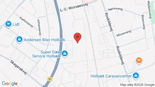 Varastot Vuokrattavana i Holbæk - Kuva Google Street Viewstä