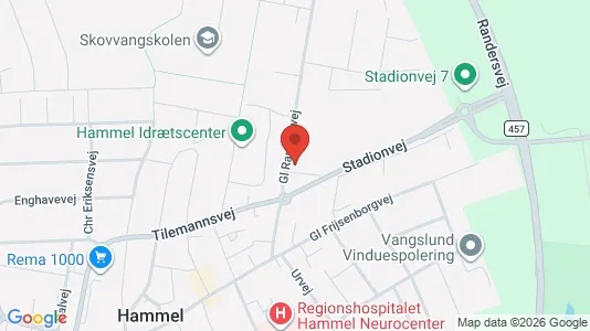 Clinics Vuokrattavana i Hammel - Kuva Google Street Viewstä