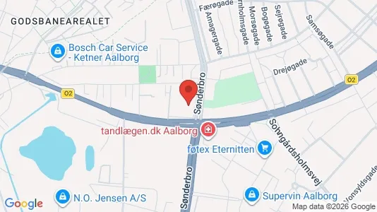 Magazijnen te huur i Aalborg - Foto uit Google Street View