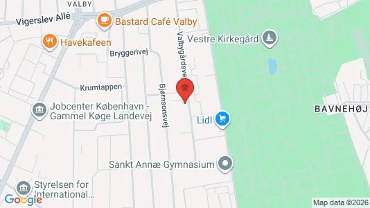 Showrooms för uthyrning i Valby – Foto från Google Street View