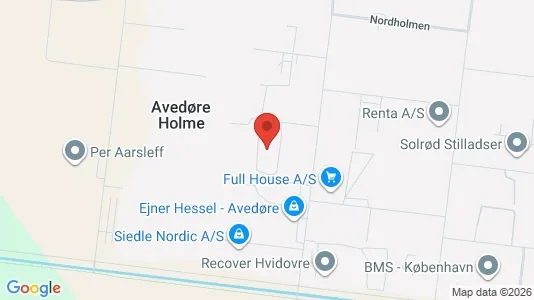 Office spaces for rent i Hvidovre - kort over placeringen