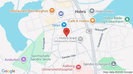 Office spaces for rent i Hobro - Photo from Google Street View