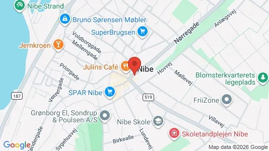 Kontorer til leie i Nibe – Bilde fra Google Street View