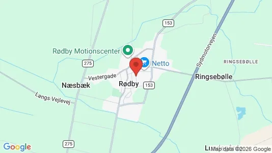 Kaupat Vuokrattavana i Rødby - Kuva Google Street Viewstä
