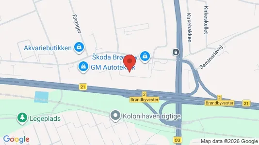 Kontorer til leie i Brøndby – Bilde fra Google Street View