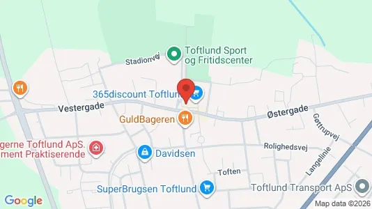 Lokaler til salg i Toftlund - Foto fra Google Street View