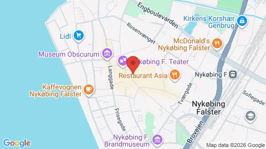 Clinics Vuokrattavana i Nykøbing Falster - Kuva Google Street Viewstä