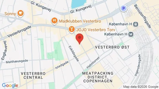 Kontorlokaler til leje i Vesterbro - Foto fra Google Street View