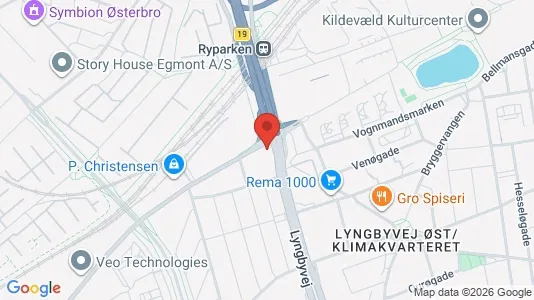 Clinics Vuokrattavana i Østerbro - Kuva Google Street Viewstä
