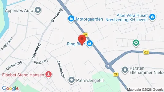 Kontorer til leie i Næstved – Bilde fra Google Street View