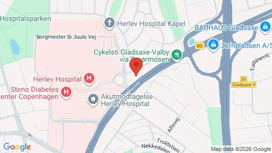 Kliniklokaler för uthyrning i Herlev – Foto från Google Street View