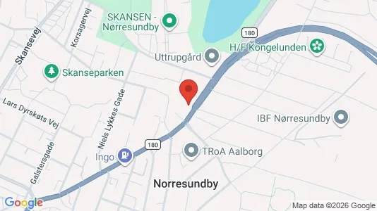 Toimistotilat Vuokrattavana i Nørresundby - kort over placeringen