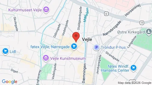 Kontorhoteller til leje i Vejle Centrum - Foto fra Google Street View